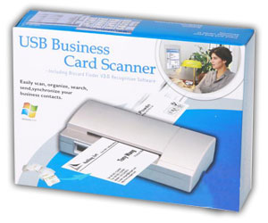 เครื่องสแกนนามบัตร (USB Business card scanner)