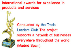 INTERNATIONAL AWARDS FOR EXCELLENCE IN PRODUCTS AND SERVICES